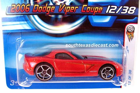 Hot Wheels Guide 2006 Dodge Viper Coupe 06 Dodge Viper Srt10