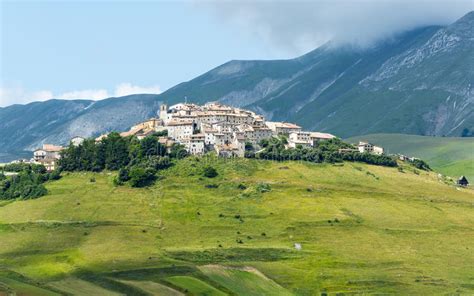 Piano Grande Di Castelluccio Italy Stock Image Image Of Hill