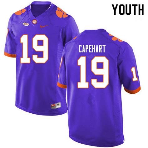 Shop clemson tigers football jerseys as well as baseball and basketball jerseys and find the perfect fit for you. Youth #19 DeMonte Capehart Clemson Tigers College Football ...