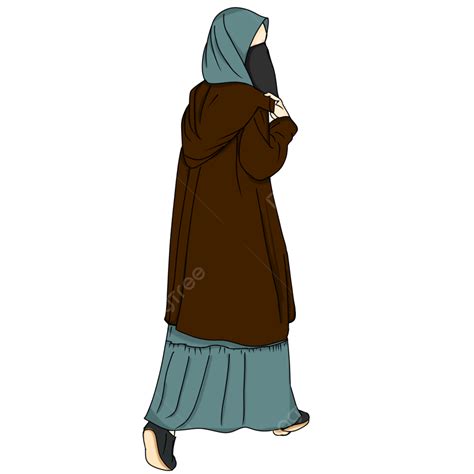 รูปภาพประกอบของผู้หญิงที่สวมชุดมุสลิม Png ผู้หญิง แฟชั่น สวยงามภาพ