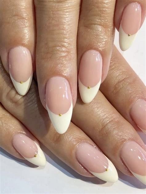 French Tips French Manicure Nails Classy Almond Nails Dream Nails