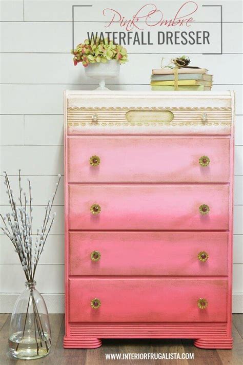 How To Paint Furniture With An Ombre Finish Using Four Chalk Paint