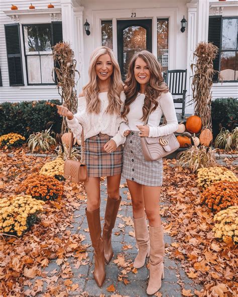 Plaid Skirt Fall Outfits Vermont Skirt Outfits Fall Winter Date