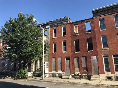 Abandoned Rowhouses In Baltimore Maryland 4032x3024 Oc Rurbanhell