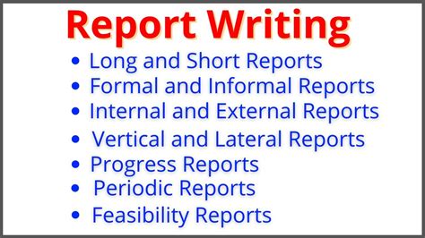 Report Writing And Types Gambaran