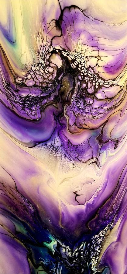 Purple Skies Painting By Robin Wintermyer Fine Art America