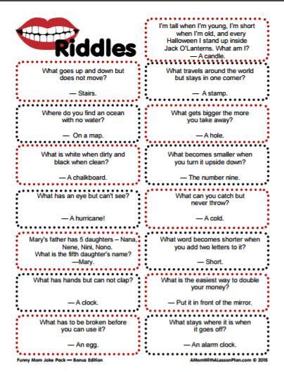 Funny Riddles Riddles For Kids What Am I With Answers