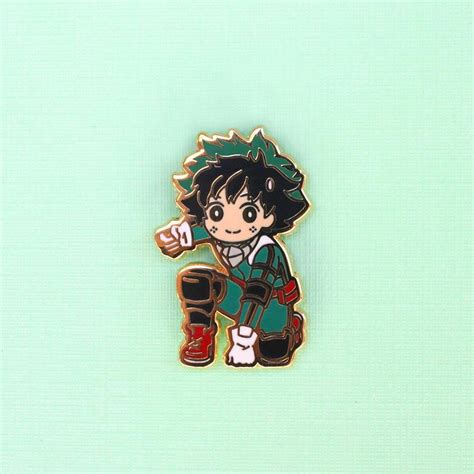 Midoriya Pin Miss Magpie Art Enamel Pins My Hero