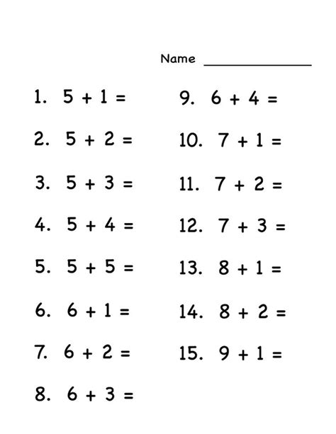 fun math worksheets easy kindergarten math worksheets addition