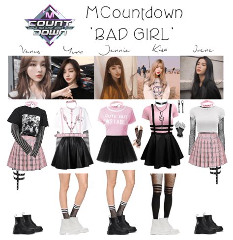 nikita mcountdown live bad girl kpop fashion outfits blackpink fashion stage outfits edgy