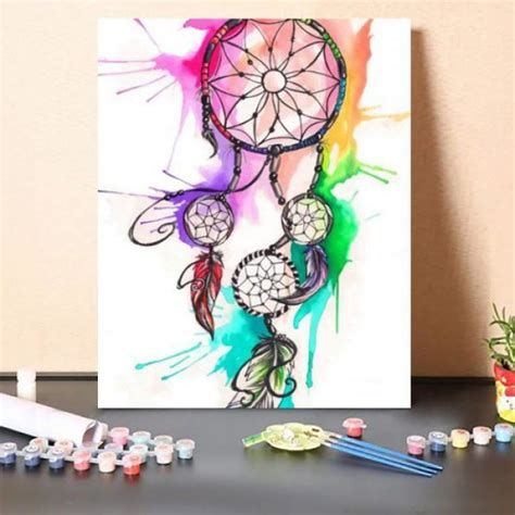 Paint By Numbers Kit Colorful Dream Catcher Australia Paint By Numbers