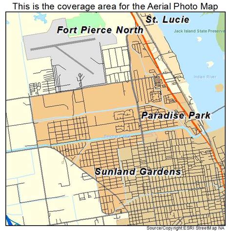 Aerial Photography Map Of Fort Pierce North Fl Florida