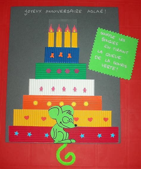 N'attendez plus et faites le bonheur de vos amis en leur envoyant une. Carte d'anniversaire animée: gâteau avec quatre bougies à souffler - La Maison Féerique