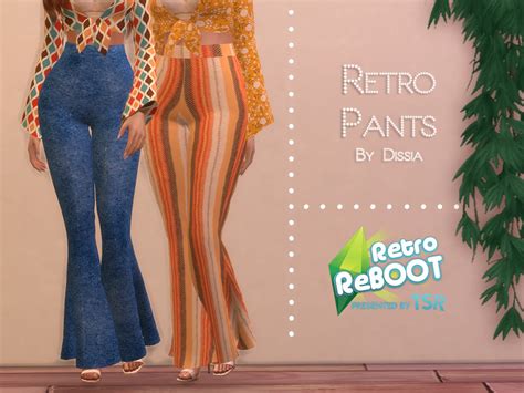 The Sims Resource Retro Reboot Retro Pants