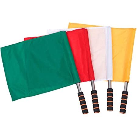 Amazon Com Didiseaon Referee Flags Stainless Steel Sponge Handle