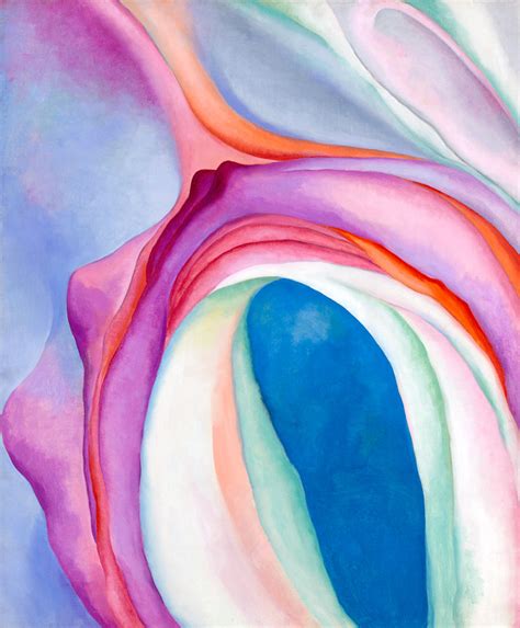 Oil on canvas, 36 x 30 inches. Georgia O'Keeffe Abstraction White Rose | Art Blart