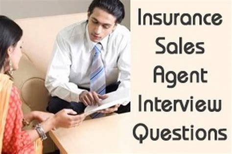 I don't really care what book they tell me—i just want. Insurance Sales Agent Interview Questions and Answers - HR ...