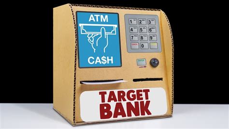 amazing diy atm machine from cardboard at home youtube