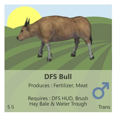 Second Life Marketplace Dfs Bull