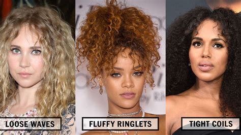 Best Celebrity Curly Hair Types Types Of Curls To Try Now Marie