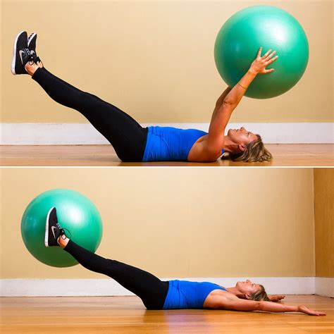 Ball Pass Best Stability Ball Exercises Popsugar Fitness Photo 10