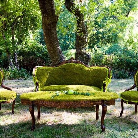 23 Amazing Whimsical Garden Ideas 30 Moss Garden Garden Bench