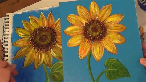 Learn how to paint one yourself with the simple and easy to follow tutorial below. Sunflower Painting Tutorial | Simple acrylic paintings ...