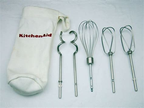 Whip up new recipes with a hand mixer. Kitchenaid Hand Mixer 5 Attachments In Canvas Bag # ...