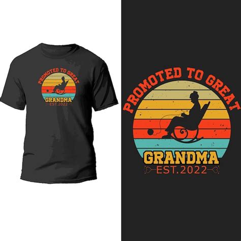 Premium Vector Promoted To Great Grandma Est T Shirt Design