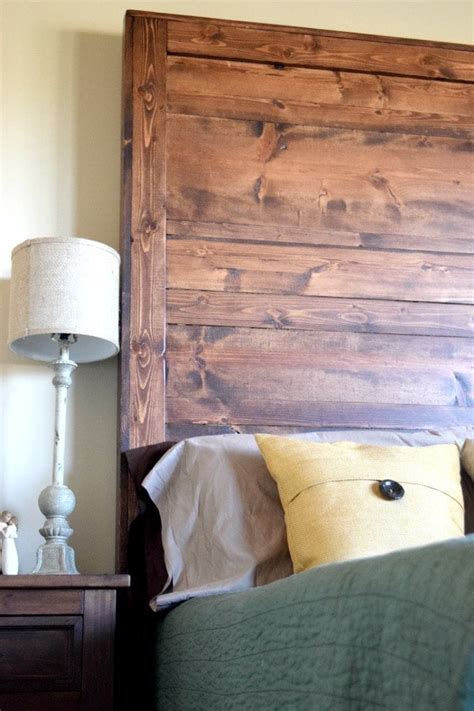 Adhw Queen Size Bed Reclaimed Pallet Wood Diy Rustic Headboard 62 Wide