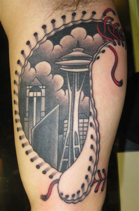 Thomas Graham Super Genius Tattoo Seattle Wa Color Tattoo Black And