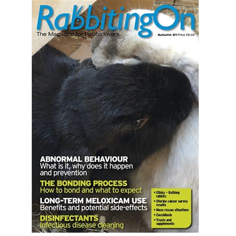 Rabbiting On Download Autumn 2021 Rabbit Welfare Shop