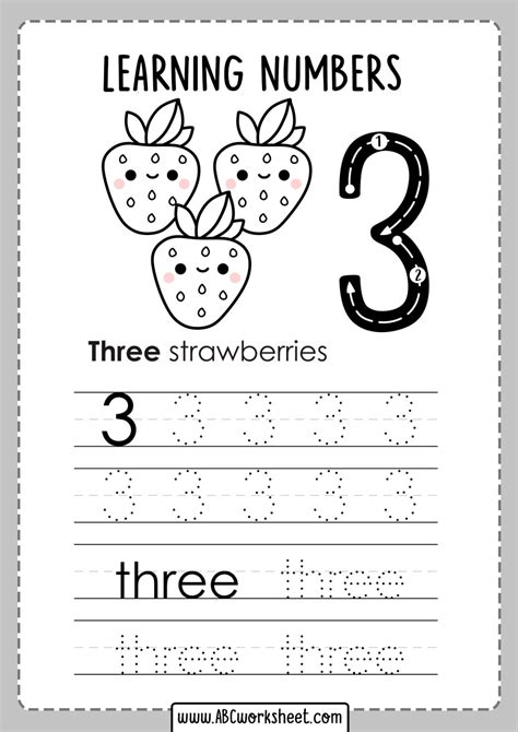 Fern Sheets Free Tracing Numbers Worksheets Pdf
