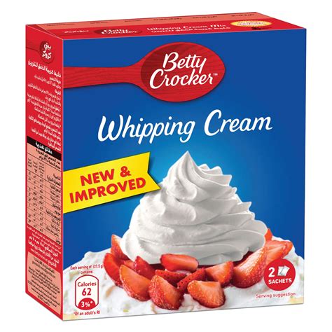 buy betty crocker whipping cream mix 70 g pack of 1 online at desertcartjapan