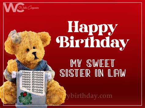 50 Sweet Birthday Wishes To Sister In Law