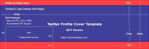 Twitter Header Template Advertology