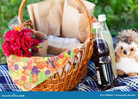 Still Life On A Picnic Stock Photo Image Of Fruits Concept 61498844