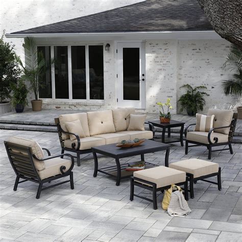 Reserve 7 Piece Deep Seating Set Deep Seating Commercial Patio