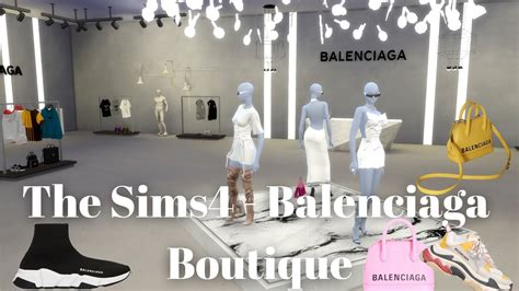 The Sims 4 Balenciaga Boutique Youtube