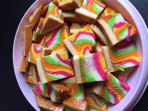 Loyang 8 inci x 3 inci. Resepi Kek Karamel Pelangi Paling Gebu dan Kurang Manis ...