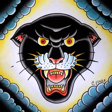 Traditional Panther Flash Images Of Mandala Tattoo Flash Tattooデザイン