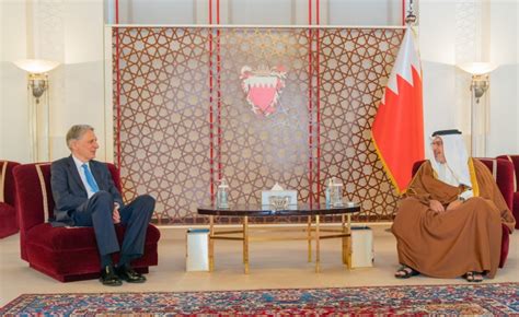 Hrh The Crown Prince And Prime Minister Receives A Member Of The House Of Lords Of The United