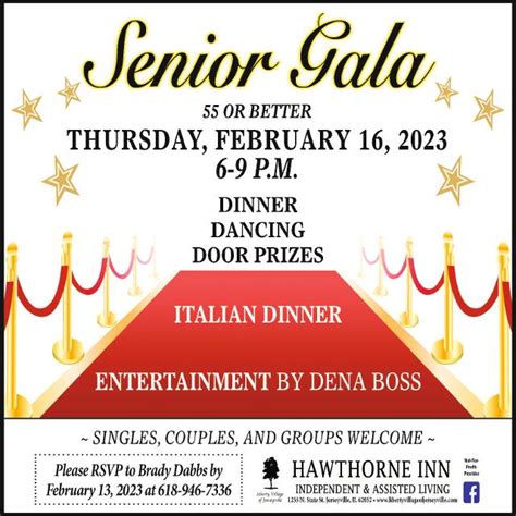 Senior Gala At Hawthorne Inn Hawthorne Inn Independent And Assisted Living Jerseyville Il