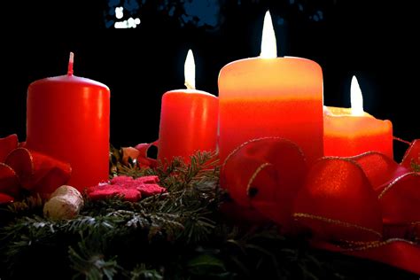 Free Images Light Flower Red Holiday Candle Lighting Decor