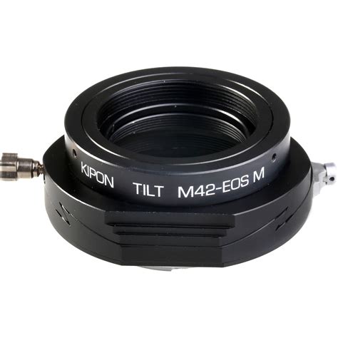 kipon tilt lens mount adapter for m42 lens to m42 eos m tilt bandh