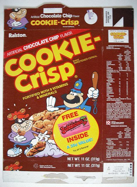 1986 Ralston Cookie Crisp Cereal Box Front By Greggkoenig Via Flickr