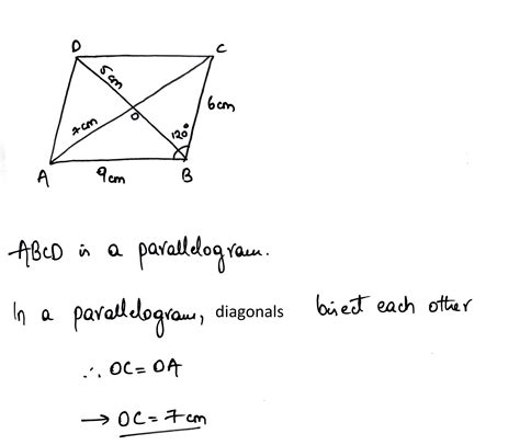 In The Adjoining Figure Abcd Is Parallelogram Ab Is Produced To A Point