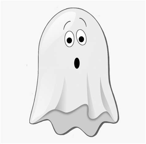 Cute Ghost Halloween Clipart Happy School Transparent Transparent