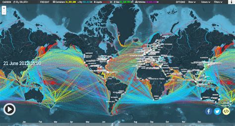 Map Lets You Visualize Shipping Traffic Around The World Canadian
