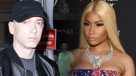 Nicki Minaj Says Yes Shes Dating Eminem Entertainment Tonight